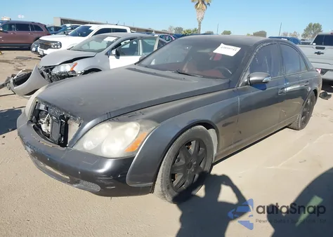 2004 Maybach 57 z USA, uszkodzony, nr VIN WDBVF78J64A000495